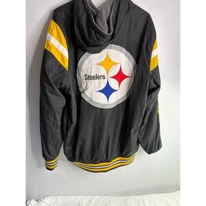 Pittsburgh Steelers (NFL) JH Design Reversible jacket size large